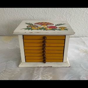 Vintage Mushroom Coaster Set